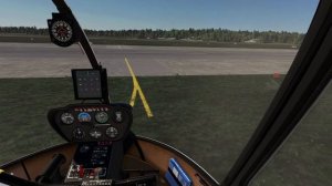 УТЦПП ВАТРУС Robinson R44 висение и перемещения у земли