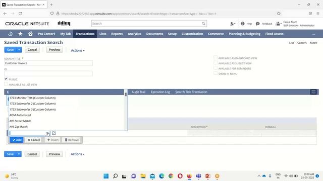Getting Started with Saved Search | Oracle NetSuite Saved Search | NetSuite Technical |NetSuite BIS смотреть онлайн