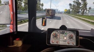 ETS2 - Въезд в Москву по трассе М4 "Дон" на карте "Русмап".