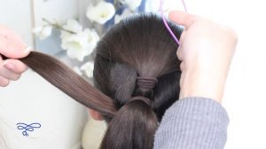 Criss Crossed Ponytail Accent