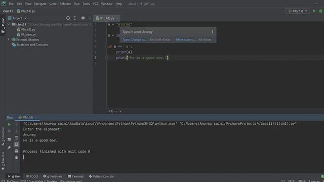 #3 CBSE Class 11 IP| Blocks and indentation in python