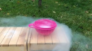 Что если АЦЕТОН заморозить в ЖИДКОМ АЗОТЕ??