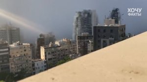 Этих кадров вы еще не видели Страшный взрыв в Бейруте В HD КАЧЕСТВЕ и замедленной съемке | ХочуФакт