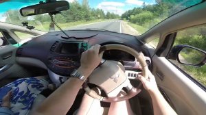 Мицубиси Грандис правый руль от первого лица. GoPro Hero 3