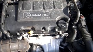 OPEL ASTRA J 1.4 TURBO звук работы двигателя A14NET Engine sound