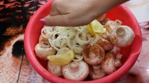 ШАШЛЫК ИЗ ШАМПИНЬОНОВ / БЕСПОДОБНЫЙ МАРИНАД ДЛЯ ГРИБОВ