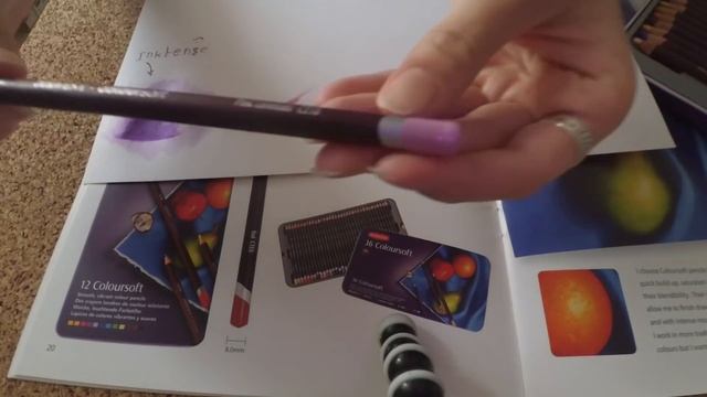 Обзор цветных и графитовых карандашей от Derwent смотреть онлайн