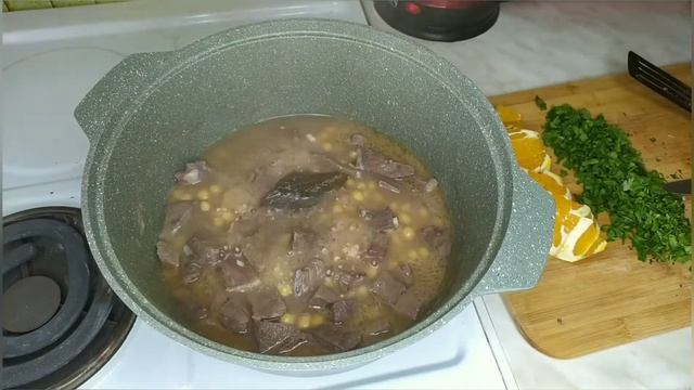 Говядина с нутом и апельсинами смотреть онлайн