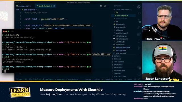 Measure Deployments With Sleuth.io (with Don Brown) — Learn With Jason смотреть онлайн