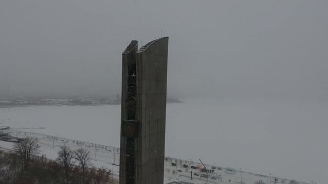 Монумент «Дружбы народов» Ижевск. С высоты птичьего полета.