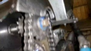 Снегоход из бензопилы Урал и велосипедов