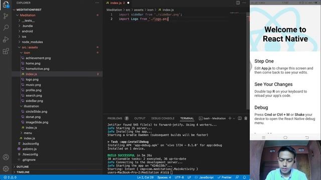 Meditation App Add Assets [Part 3] React Native Mobile App смотреть онлайн