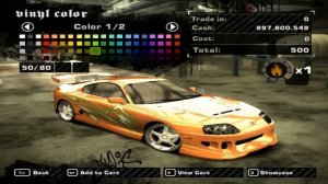 Need For Speed Most Wanted Making "Fast And Furious" Toyota Supra