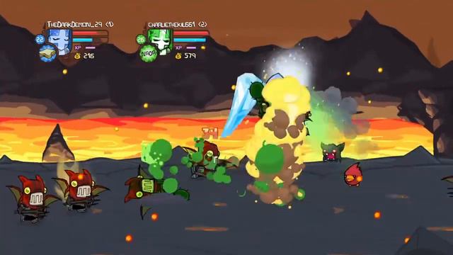 # 3 Nos enfrentamos al boss de lava / Castle Crasher смотреть онлайн