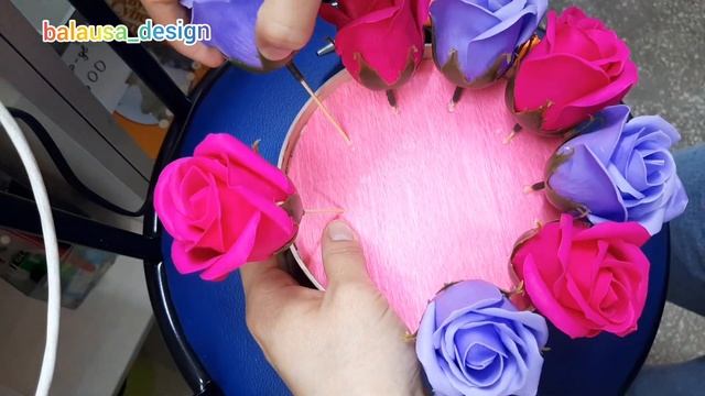 Мыльные розы своими руками. Сборка букета роз
