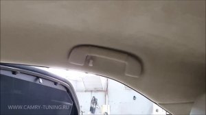 Потолок из алькантары для Камри 70  - Автотехцентр Camry Tuning