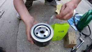 Первая замена масла Датсун Он-До // Datsun On Do oil change