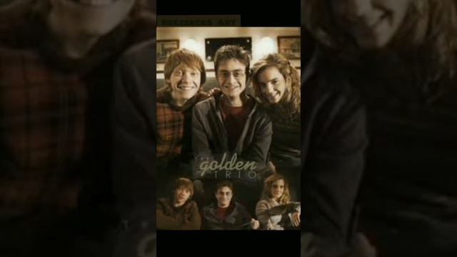 The Golden Trio❤Harry Potter, Hermione,Ron- sugar crash edit