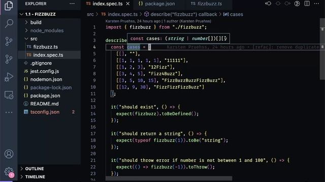 Telling Typescript type instead of letting it infer