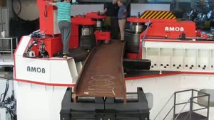 Профилегибочный станок MAH 1000/3 AC для гибки двутавровой балки HEB1000