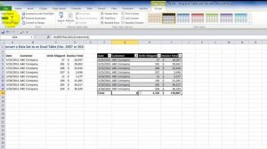 Take Advantage of  Excel 2007-2010 Tables and Excel 2003 Lists