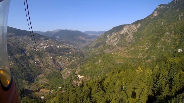 Канатная дорога в Хуло, мост царицы Тамары и водопад Махунцети, Грузия смотреть онлайн