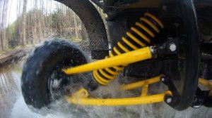 Самодельный багги БЕРКУТ. Работа подвески.