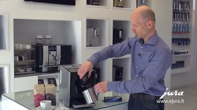 Kavos aparato "Jura Impressa A5" priežiūros programos. Nukalkinimas. смотреть онлайн