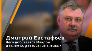 Дмитрий Евстафьев. Чего добивается Макрон и зачем ЕС российские активы?