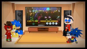 Sonic characters react to Sonic Exe RERUN