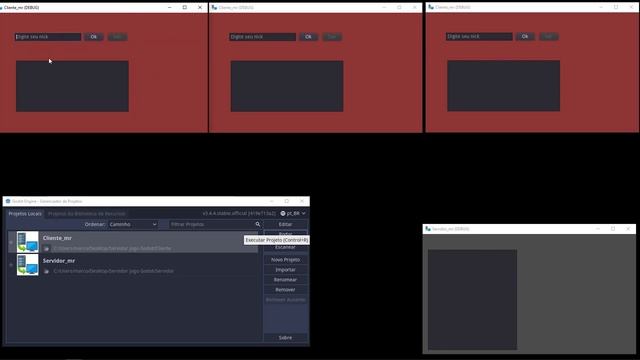 Godot multiplayer server client смотреть онлайн