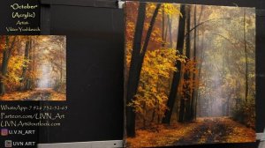 "October" Acrylic. Artist - Viktor Yushkevich. #83 photos in 2021.