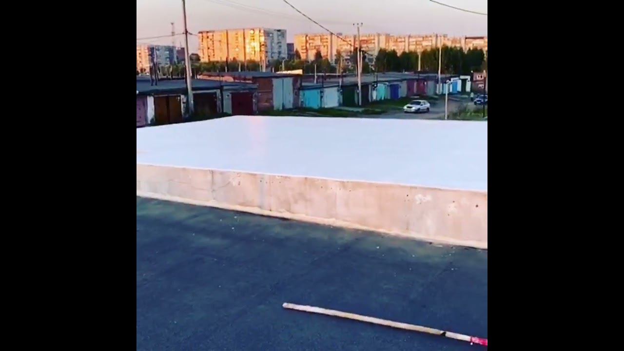 Ремонт крыши гаража. Гидроизоляция кровли своими руками !!