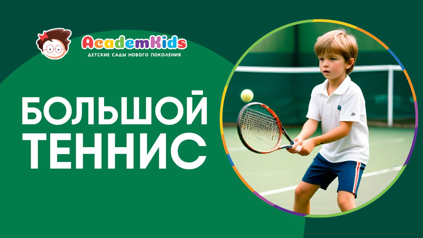 Теннис в Academkids. смотреть онлайн
