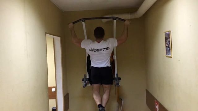 Подтягивание широким хватом. Тренировка. 2.04.2018 смотреть онлайн