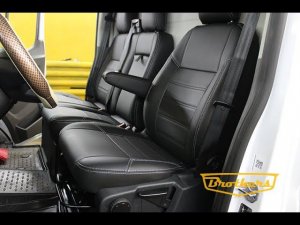 Чехлы на Ford Transit L2H2 2019 - н.в. с серой строчкой