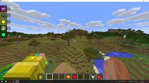 Minecraft ИСПЫТЫВАЕМ МОД НА ПЕРЧАТКУ БЕСКОНЕЧНОСТИ!!!