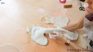 МК ВАЛЯНАЯ ЛОШАДКА. ГЛАДКИЙ ВОЙЛОК. КАК ПОЛУЧИТЬ ГЛАДИЙ ВОЙЛОК