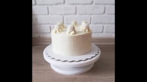 Торт кокосовый Рафаэлло. Крем и сборка торта