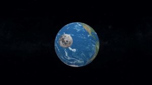 Вид из космоса: вращение планеты Земля | Earth |