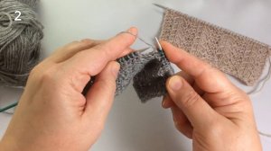 Узор для мужского свитера / Вязание спицами.