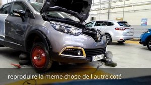 Tuto démontage pare-choc AV + phare AV Renault Captur / disassembly front bumper Renault Captur