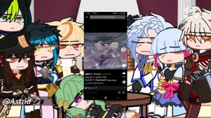 ✧|| Genshin Impact characters react to the archons ||✧||part two; Raiden/Beelzebub||Eimiko||AZUKI!!