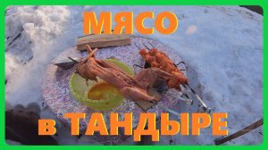 МЯСО в ТАНДЫРЕ ,готовлю КРОЛИКА и ШАШЛЫК .Жизнь в деревне.