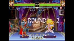 DarkStalkers Resurrection PSN (Synyster718) Felicia vs Demitri