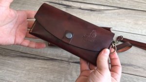 ? КОЖАНОЕ ПОРТМОНЕ своими руками, портмоне ручной работы, кожаное портмоне, как сделать портмоне