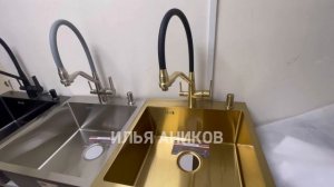 ??Мойка кухонная gerhans из нержавеющей стали