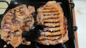 Свиной стейк в соусе терияки