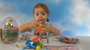 Мега яйца с Майл Литл Пони и Филли делаем сверкающие татушки MLP & Filly giant e