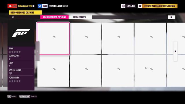 Forza horizon 5 McLaren 765lt | Customization and review смотреть онлайн